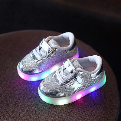 LED shoe magic button - Bespoke Gadgets. 